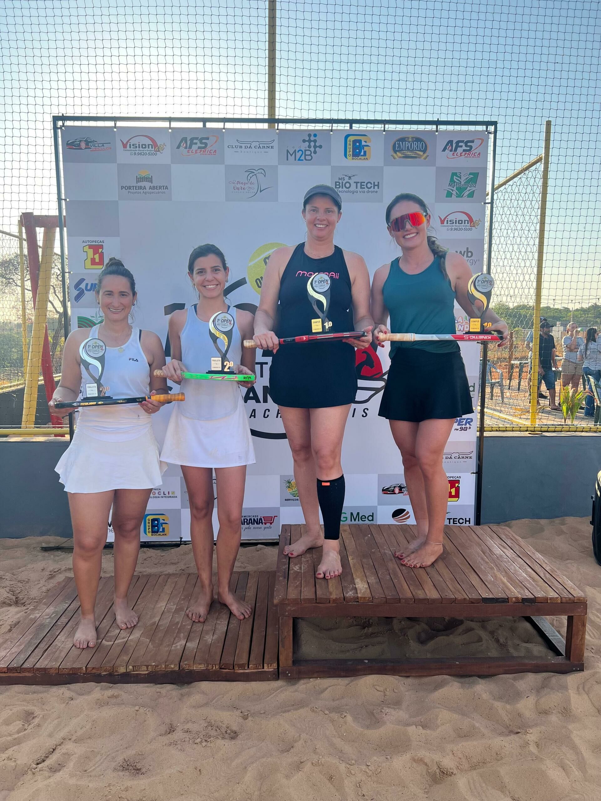 Imagem de compartilhamento para o artigo I Open de Beach Tennis foi um sucesso em comemoração aos 20 anos do Laboratório São Camilo da MS Todo dia